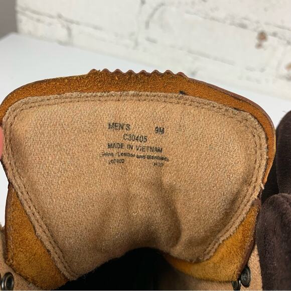 Cole Haan Zerogrand Waterproof Hiker Boots Brown Leather Lace Up 9